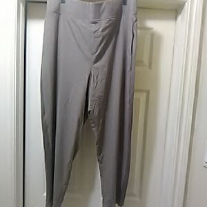 💲1⃣▶▶BeigeHigh-Waisted Light Material Pant